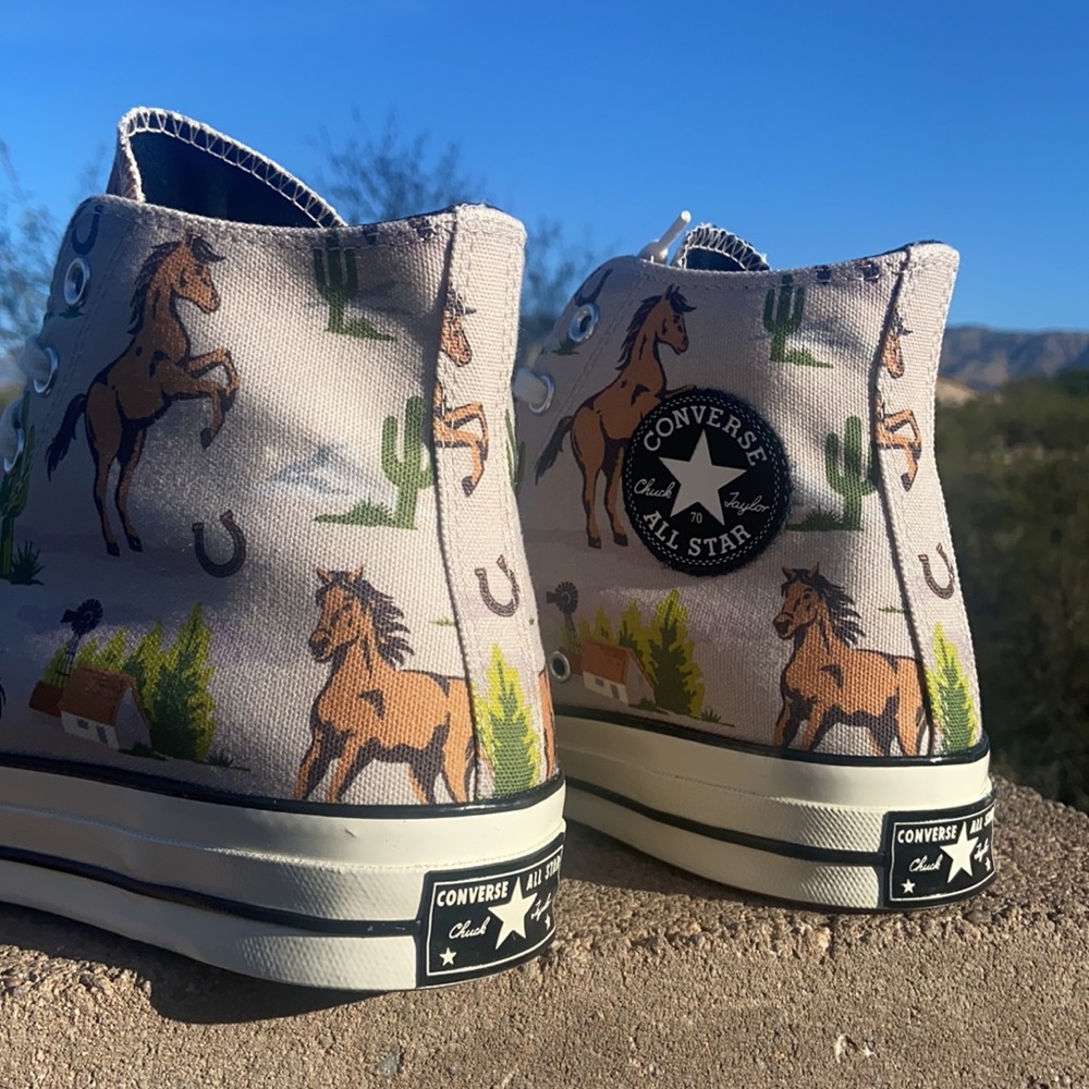 New Western Style men's Chuck 70 Hi Top Sneakers - Picture 4 of 15